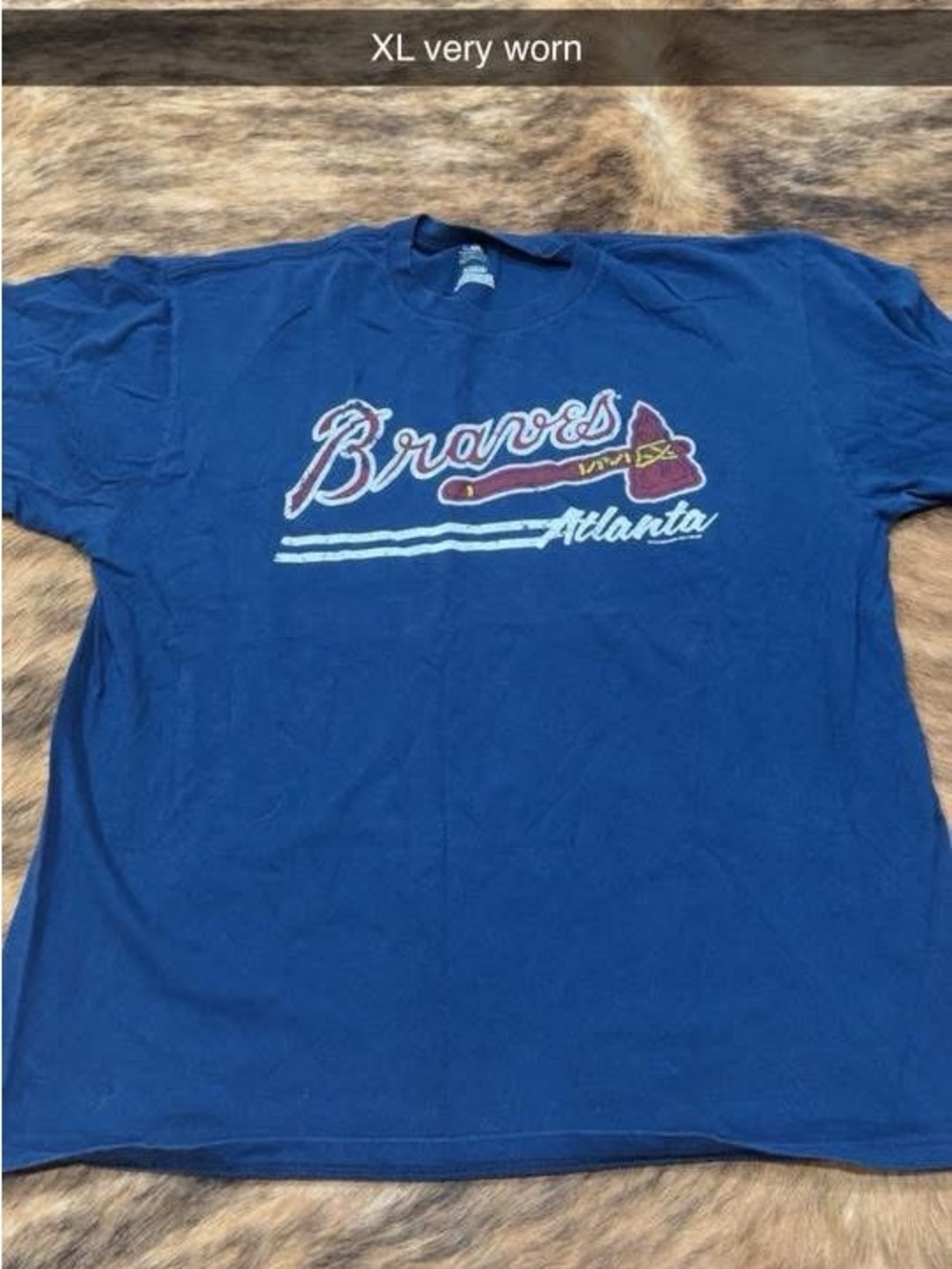 Atlanta Braves Blue Graphic Tee